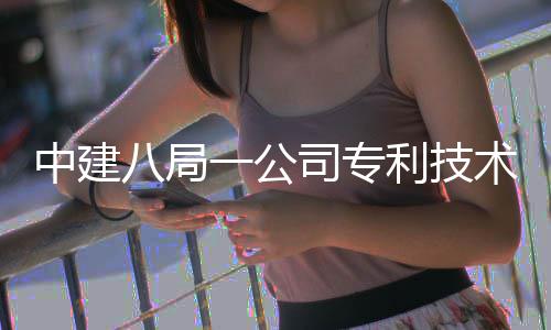 八局中建破1利技量突0项一公司专术总